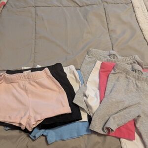 Lot Of 9 Toddler Girl Bicycle Shorts